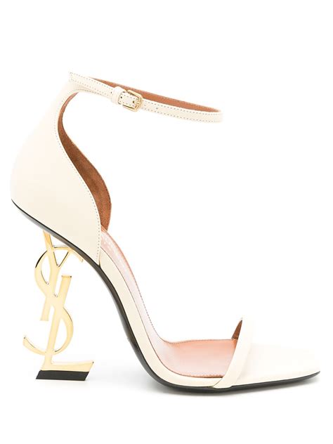 white heels ysl|YSL heels cost.